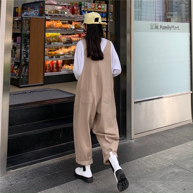 サロペットパンツ オーバーオール オールインワン フルレングス カジュアル ストリート ナチュラル ボーイッシュ メンズライク 秋 冬 Pp Mahha Planet