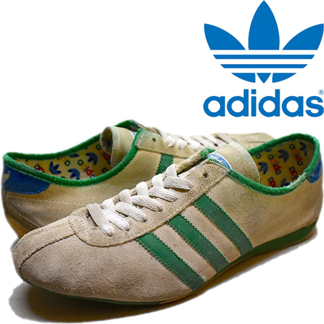 1点物 アディダスadidasスパイクスニーカー古着メンズレディースokアメカジ 90sストリート スポーツmixカントリーシューズ中古 白緑8786 古着屋カチカチ 東京都北区 Jr王子駅前で実店舗展開中 通販もok Tokyo Japan