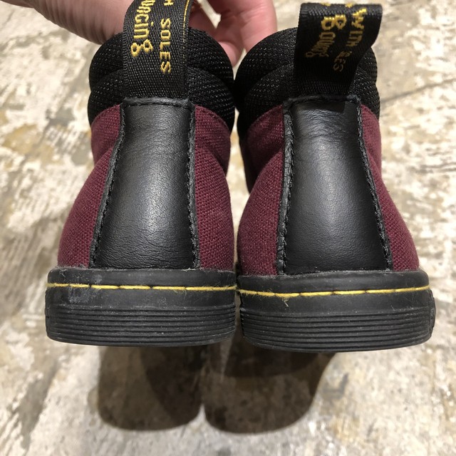 マーチンのスニーカー Dr Martens ドクターマーチン ハイカットシューズ ボルドー Uk4 高円寺古着 Slat Albatross Vintage