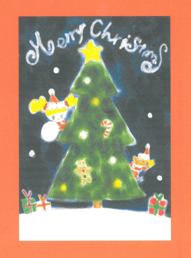 クリスマス ポストカード Minami Morinoki