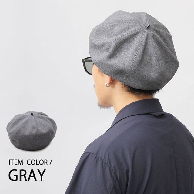 ベレー帽 帽子 ファッション小物 メンズファッション 日本製 ヴィンテージ加工 ボリューム ベレー 存在感ある アシンメトリー 秋冬 3010 Tre Fiore