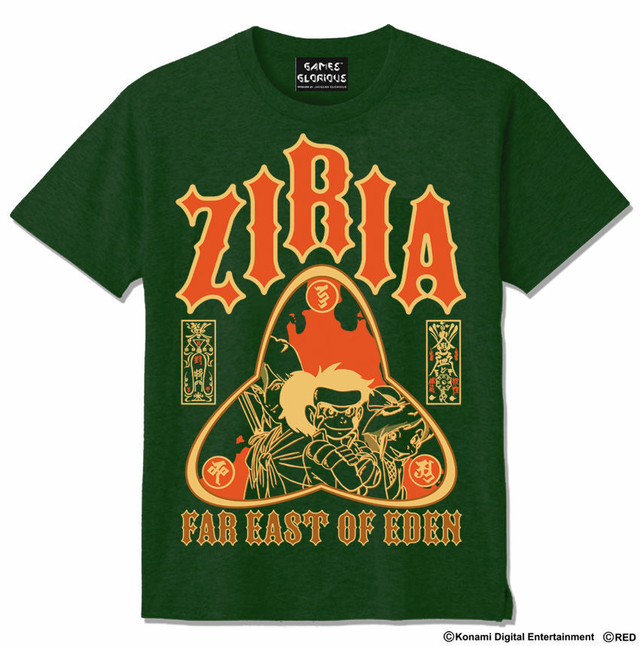 天外魔境ZIRIA Tシャツ ディープグリーン / GAMES GLORIOUS