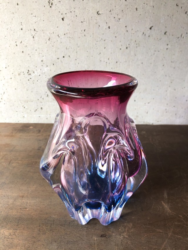 昭和レトロ ガラス花瓶