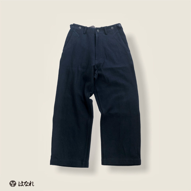 【結-yui-】YUI-TILITY TROUSERS BIG HERRINGBONE / NAVY