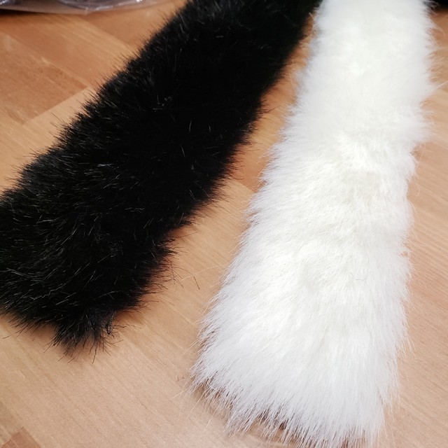 フェイクファーテープ 5cm幅 2色 Junequilt