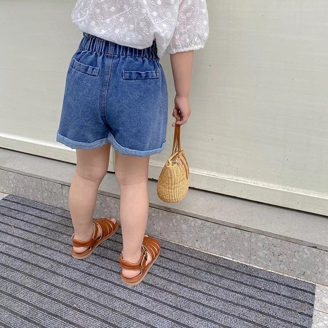 送料無料 予約 デニム ショートパンツ 海外子供服 海外ベビー服 ボトムス 男の子 女の子 Eichel