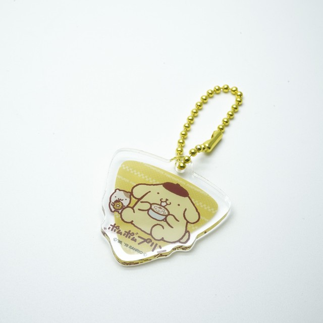 サンリオキャラクターズ ギターピック型アクリルキーホルダー ポムポムプリン Scorelay Japan Online Store
