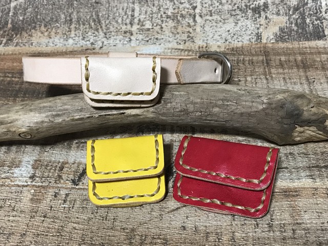 愛犬用レザー鑑札ケース 革製の犬 猫用ネームチョーカー 迷子札専門店 Harry S