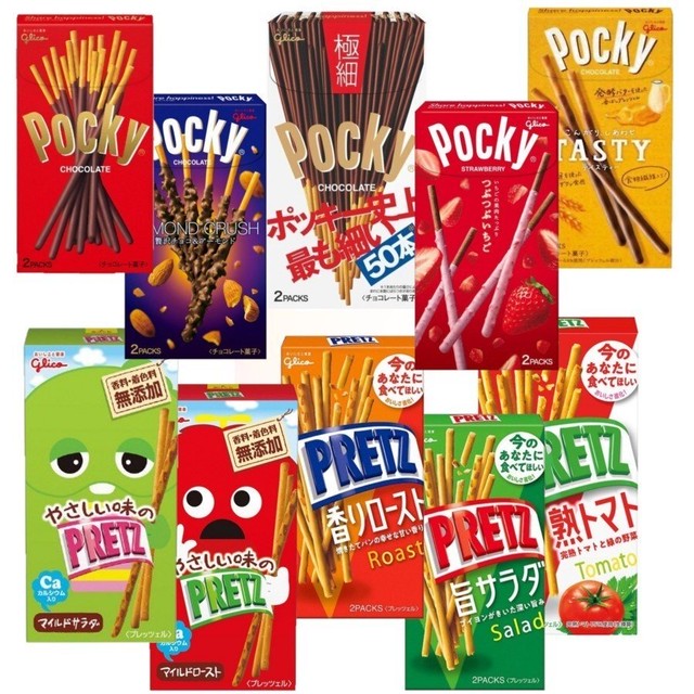 プリッツ 10種類セット 超カリカリプリッツバター醤油入り 江崎グリコ Roi ロワ