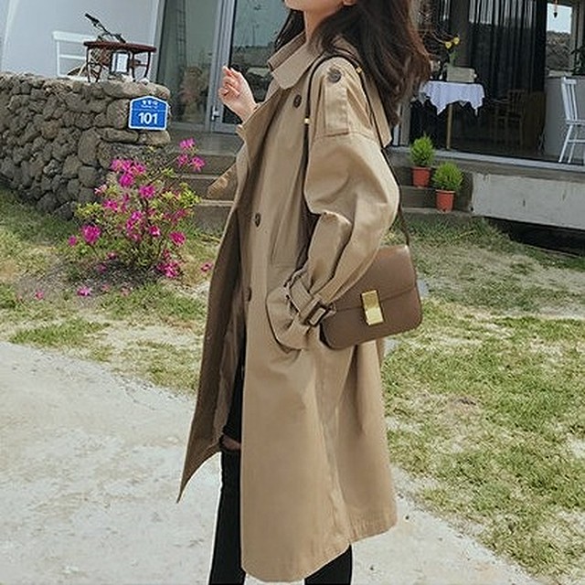 トレンチコート ロングコート コート レディース 冬 40代 きれいめ 30代 代 通勤 ロング丈 ベーシック シンプル 春コート 秋 デート 大人 可愛い ワンピの里