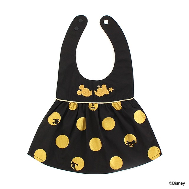 Disney ディズニー ミッキー ミニー ドット柄スタイ Petitcopain プチコパン