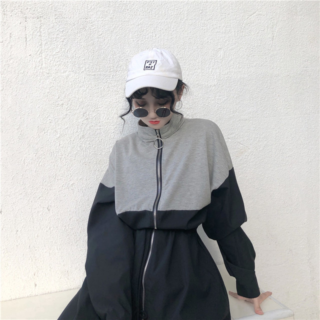 2色展開 2way スポーティー ワンピース カジュアル ウィンドブレーカー ワンピース ウィンドブレーカー アウター レディース スポーツ ワンピース ライブコーデ フェス ワンピース フェスコーデ フェス トップス アウター カジュアル 193 528 Valentina210