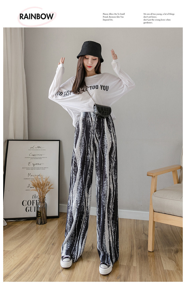 Bottoms レディースファッションハイウエストchicガウチョパンツ3色 Nanastyle