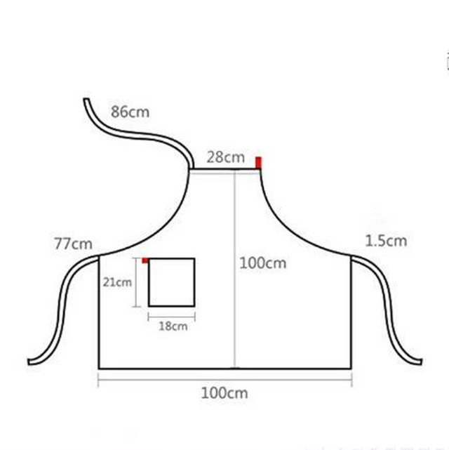 ベージュ リネン素材 エプロン ワンサイズ シンプル コーヒーショップ風 前掛けエプロン モノクロ ポケット付き Guguppest2