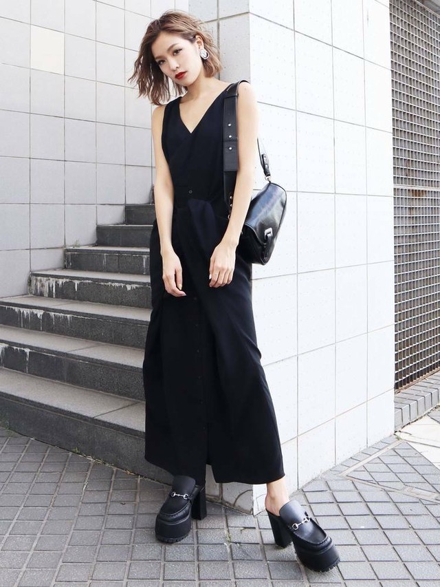 Emoda タイマークマキシワンピース Marks By Sourin