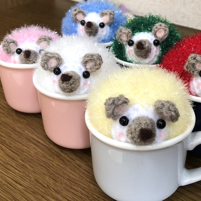 はりねずみ ピンクッション キラキラかわいい ハリネズミ 編みぐるみ Le Herisson リ エリソン