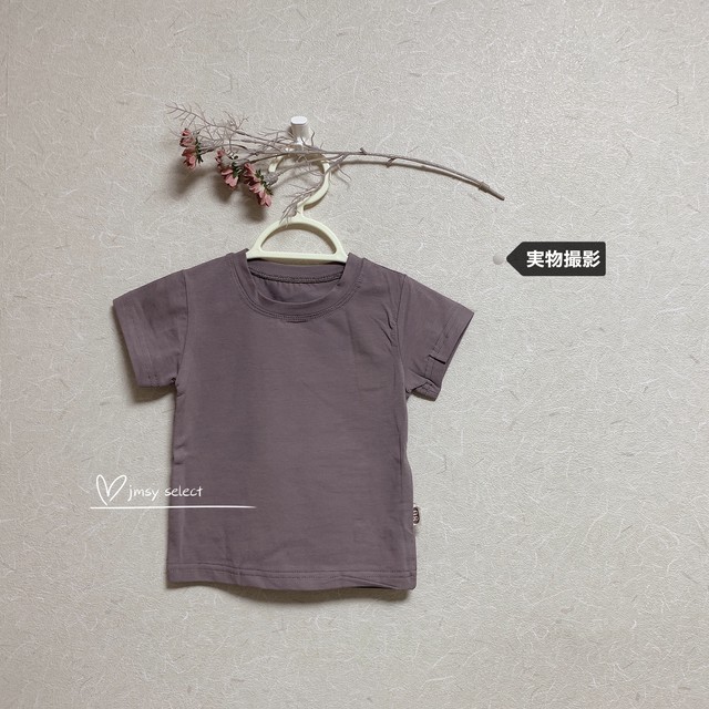 シンプルtシャツ 無地 Tシャツ 海外子供服 韓国子供服 海外子供服 Jmsy Select