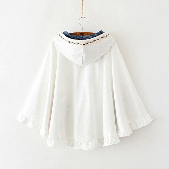 猫 猫柄 パーカー プルオーバー ポンチョ トレーナー レディース トップス かわいい ゆったり ルーズ ルームウェア ポンチョ風 R00 Kireina Mizugi