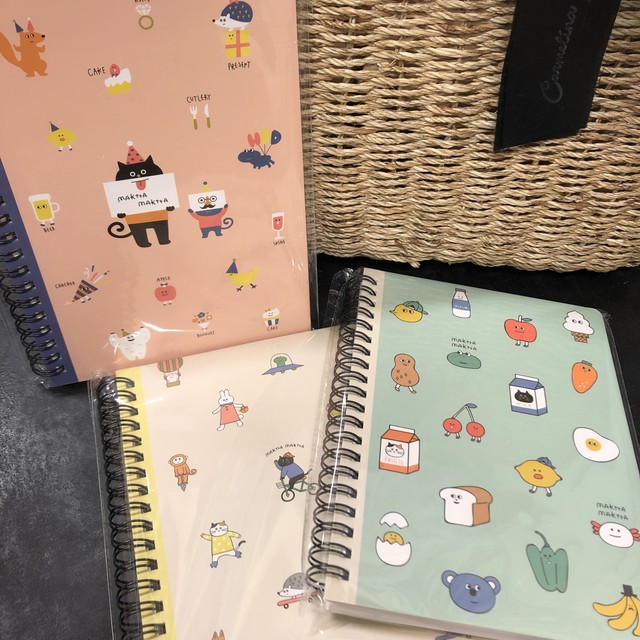 B6リングノート３種類 Plus Cafe 一花