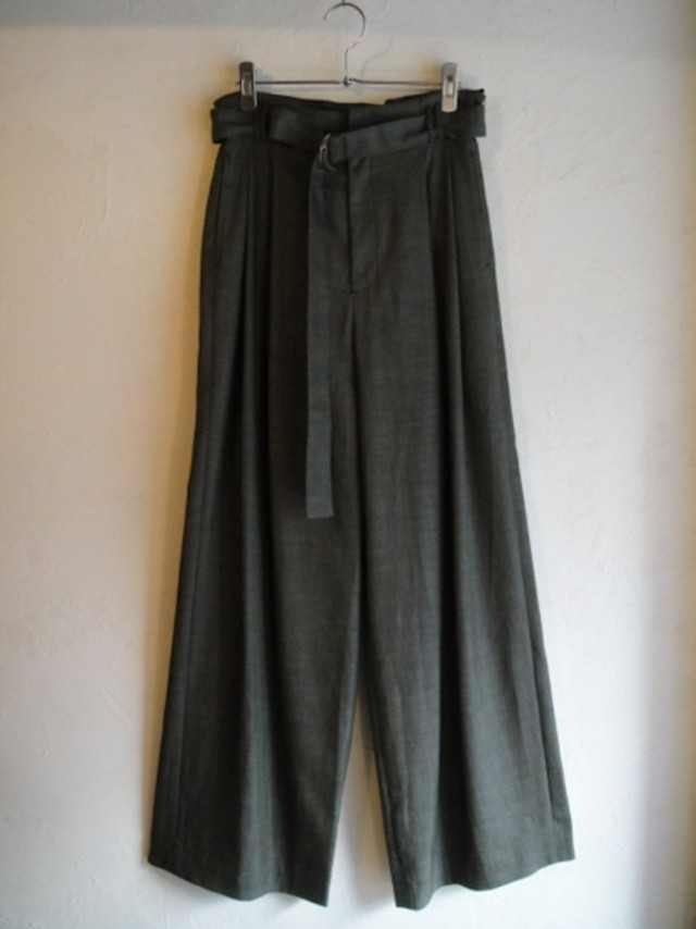 Iror Brilliant Market テンセルトリアセテートデニム タックパンツ M42 Minush