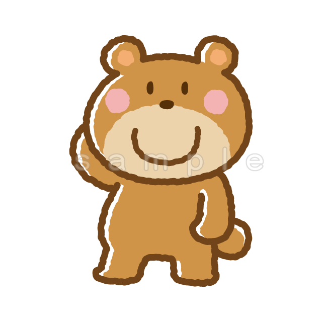 くま E012 Png イラストショップくま 商用利用okのかわいいイラストのフリー素材がたくさん