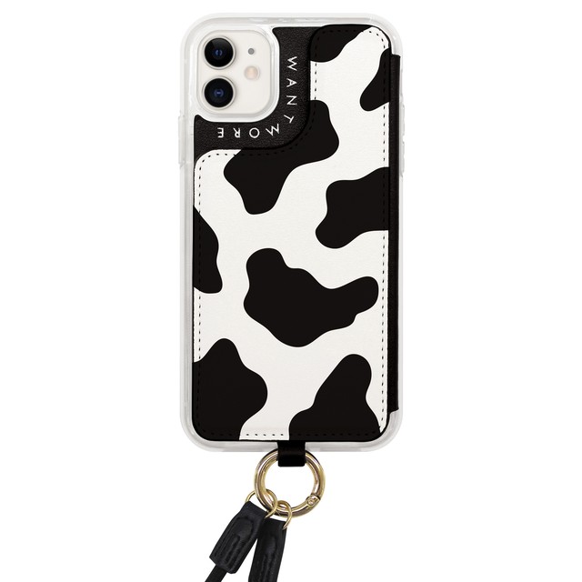 Iphoneケース ショルダー クリア Black16 Want More おしゃれでかわいいiphoneケースのネット通販