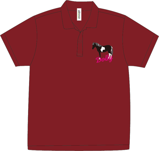 あなたの愛馬で作るオーダーポロシャツ ドライタイプ Umaglove あなたの愛馬で作るオーダーポロシャツ ドライタイプ Umaglove