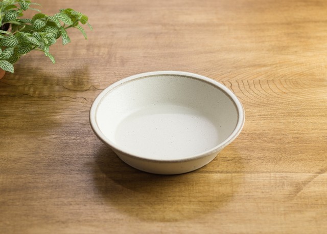 SHIROUMA 浅鉢 18cm 白(深皿・スープボウル・グラタン皿・耐熱皿)/長谷川 哲也