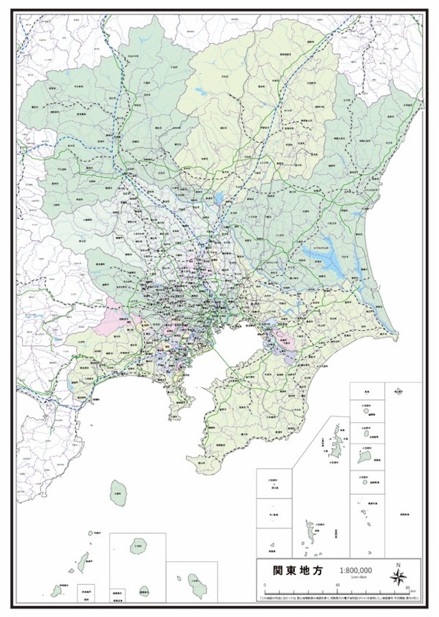 P7関東地方 高速道路 鉄道 K Aomori P7 楽地図 日本全国の白地図ショップ