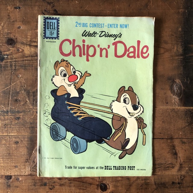 ヴィンテージ アメコミ Walt Disney S Chip N Dale No 27 Nov 1961 チップとデール ディズニー 英語 E Vintage ヴィンテージ 洋書 雑貨のお店