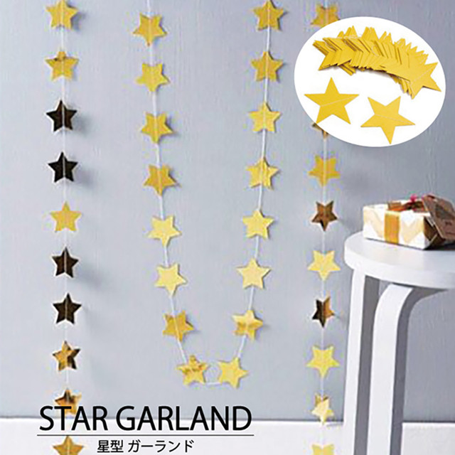 星ガーランド Happy Birthday 文字 星 Star バースデー 誕生日パーティー サプライズ セレクト ペット 記念 安い 飾り Funtime052