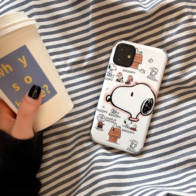 即納 送料無料 Snoopy Iphoneケース 携帯ケース スヌーピー シンプル Iphoneケース Iphone11 Iphone11pro Iphone11promax Angele