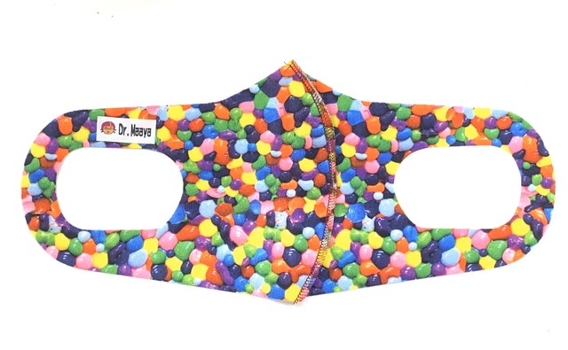 Dr Maaya マーブル柄マスク 送料無料 Drまあやデザイン研究所