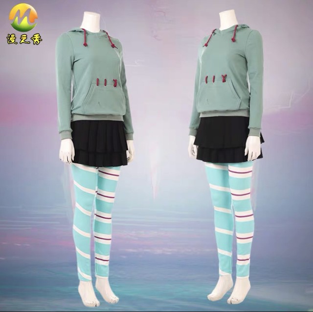 子ども用 シュガーラッシュオンライン ヴァネロペ 衣装セット バネロペ コス インポート子ども服 Hikari