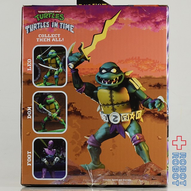 ネカ Tmnt タートルズ イン タイム 7インチ アクションフィギュア シリーズ1 スラッシュ Robotrobot