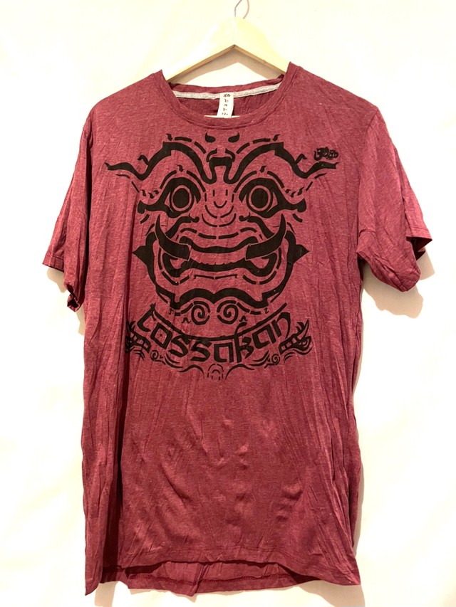 メンズtシャツ Tシャツ 半袖 レディース ユニセックス クリンクル加工 柔らか 夏コーデ エスニックファッション アジアンファッション カジュアル ブルー系 アジアン雑貨 No 300 アジアン雑貨 Asian Mrk