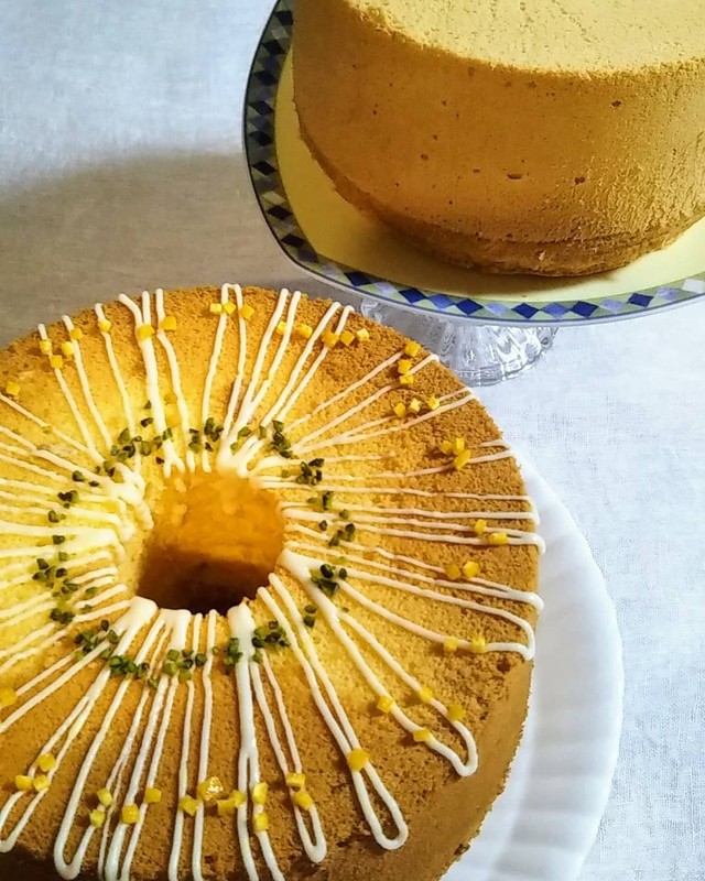 お菓子作りキット 米粉のシフォンケーキ オレンジとナッツのシフォンケーキ グルテンフリー Lumimaku