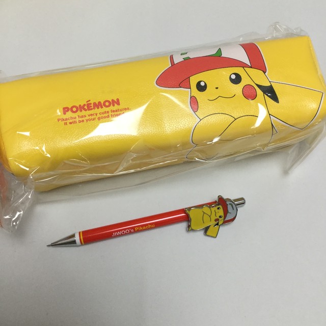 韓国製 ポケモン ピカチュウ ペンケース シャーペン セット Reiseele Shop