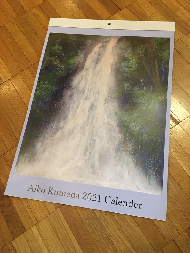 再入荷 21年カレンダー 絵画10万円以上ご購入で無料プレゼント 日本画家 國枝愛子 Aiko Kunieda 絵画作品販売