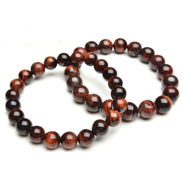 ☆数量限定再入荷☆【10月誕生石・成功と金運】天然石 レッドタイガーアイ ブレスレット(6mm)