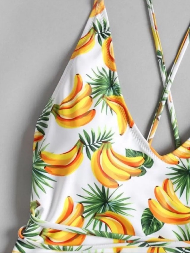 バナナ柄ワンピースビキニ Madam Select 23