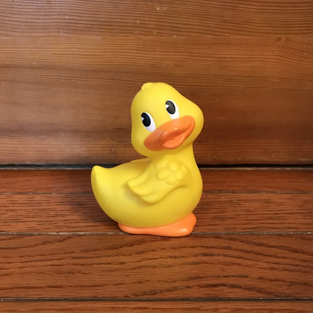 ソフビ人形 セサミストリート アーニーの黄色いひよこ Ernie S Original Rubber Duckie ヴィンテージのおもちゃ Honey Antique ヴィンテージ アメリカン雑貨 アンティーク アメトイ インテリア小物 ミールトイのお店