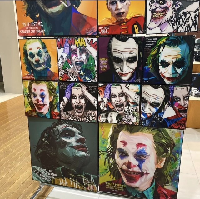 Pop Art Panel ポップアートパネル Joker 笑い Popartpanel