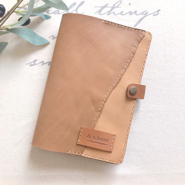 レザー スケジュール帳カバー B6サイズ手帳付き N Home