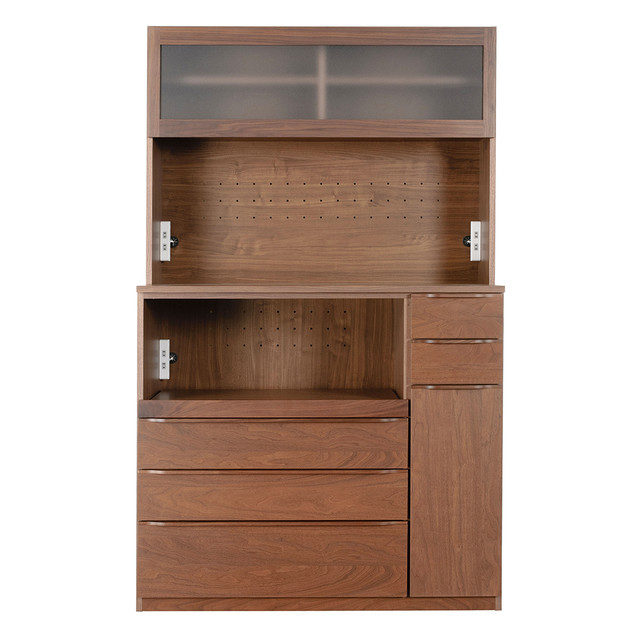 送料無料 Classe ルモール キッチンボード 幅1 カップボード 食器棚 ウォールナット 無垢材 W10 モダン おしゃれ ナチュラル 北欧 Natural Furniture Collection