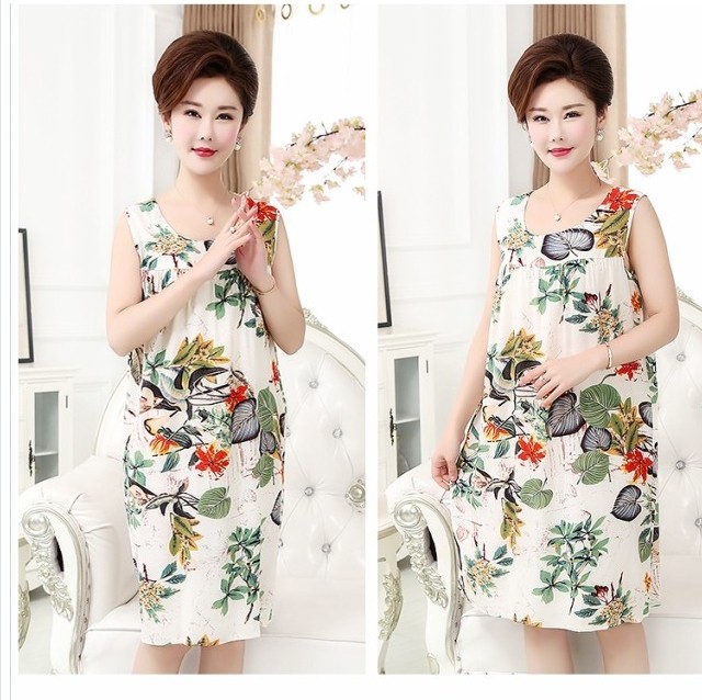 レディース トップス 春夏 レオナール 花柄 プルオーバー ワンピース チュニック コットン 半袖 M ブラック 黒 春夏 レディース Basecamp49