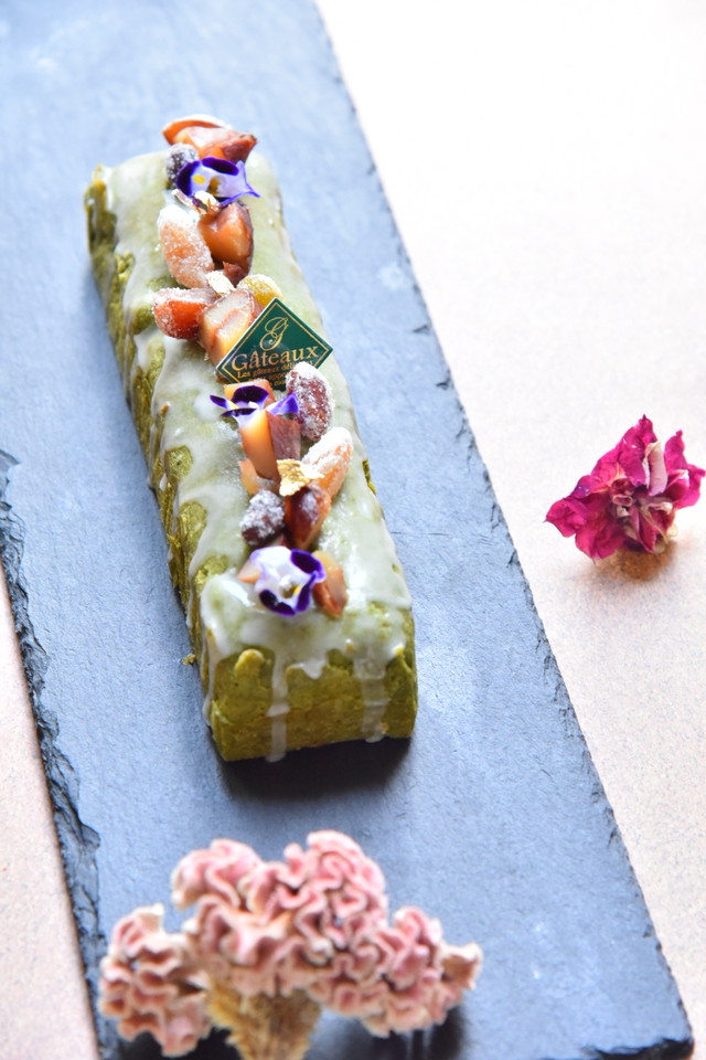 レシピ 抹茶と栗の渋皮煮の濃厚しっとりパウンドケーキ Serencooking