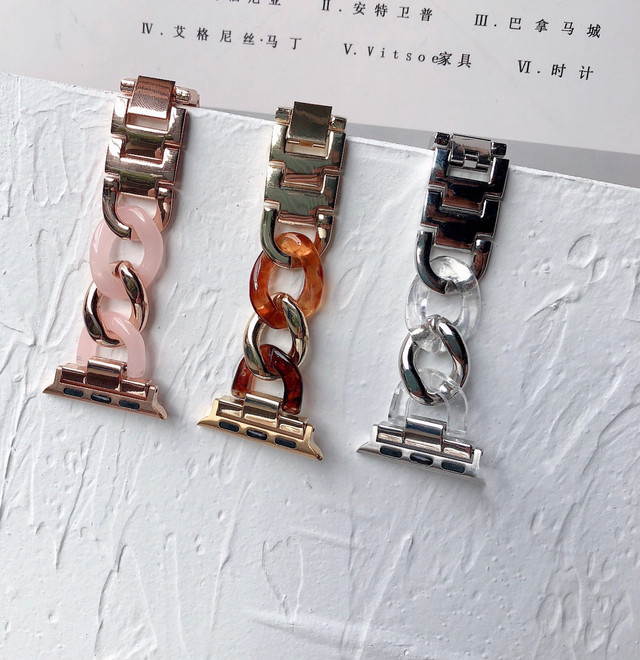 当日発送 かわいいapple Watch Belts アップルウォッチベルト バンド 時計用ベルト Awb0013 R S Qingcheng