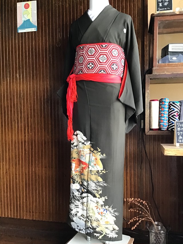 アンティーク 黒留袖 キモノヨロズ屋 Kan On 迦穏亭