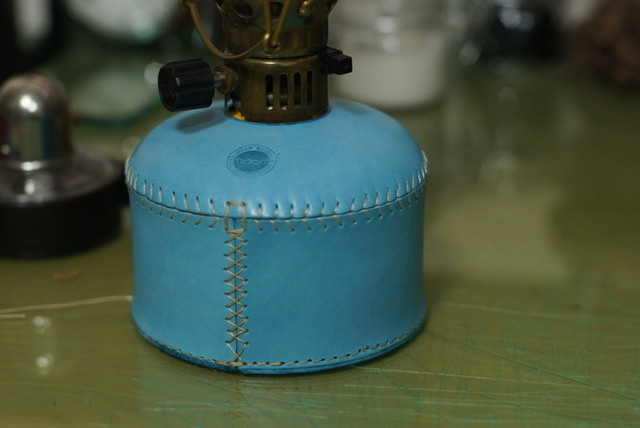 Od缶カバー250缶用 Light Blue Habit Leather